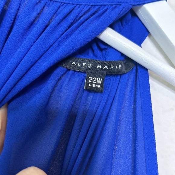 Alex Marie Royal Blue Maxi Dress - Picture 13 of 14